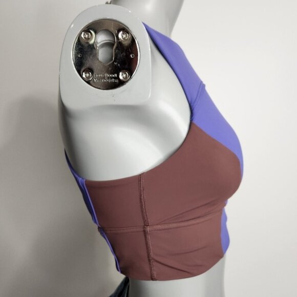 Lululemon Hike to Swim Purple, Brown High Neck Sports Bra Size S - Picture 5 of 15